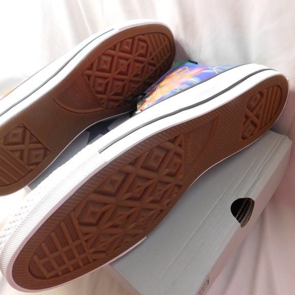 Converse Chuck Taylor All Star Tie Dye High Top Sneakers Unisex - Picture 5 of 9